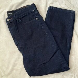 Express Blue Straight Leg Jeans
